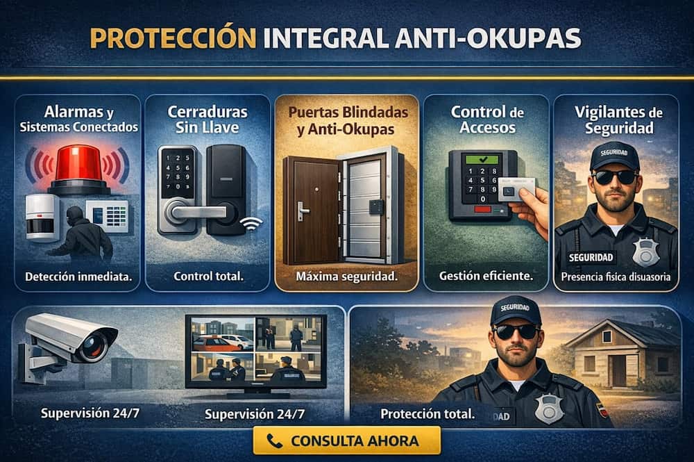 Medidas de protección anti-okupas